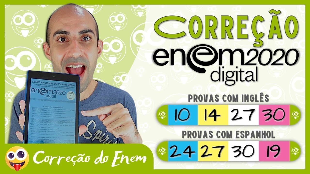 Thumbnail: [CORREÇÃO DO ENEM] Questão 10 - Enem 2020 digital - Prova azul (inglês) ▷ Muito do que gastamos