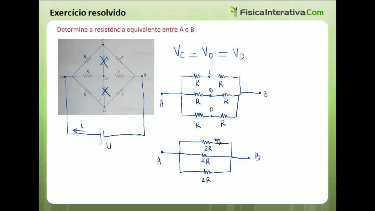 Thumbnail: Associação de resistores mista - Exercícios resolvidos