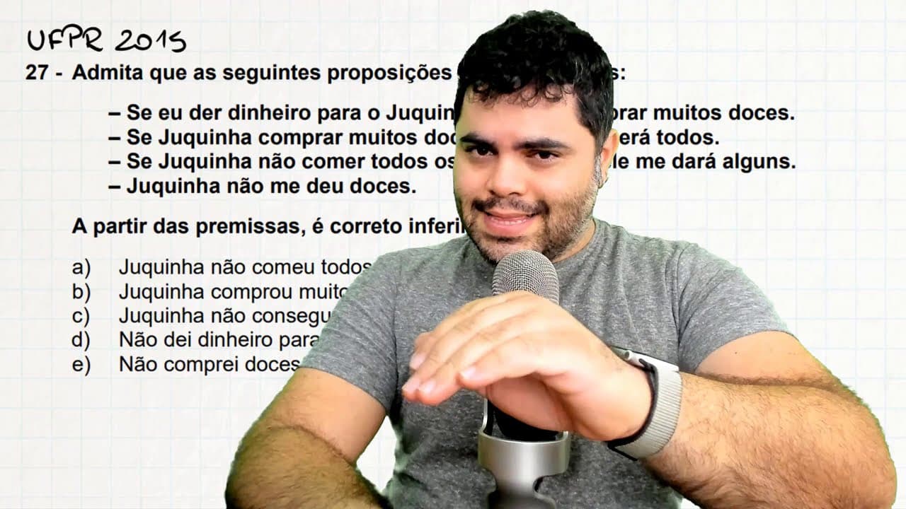 Thumbnail: ✔️ QUESTÕES DE CONCURSO PÚBLICO sobre Conectivos Lógicos | Curso de RLM | Aula 08