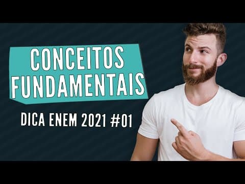 Thumbnail da aula: 🔥💥MOL: CONCEITOS FUNDAMENTAIS – DICA ENEM 2021 #01 – Bioexplica