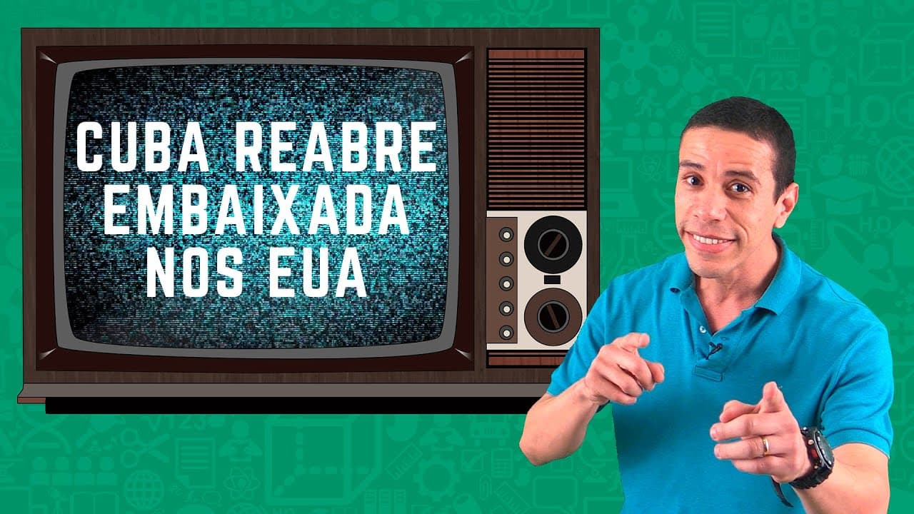 Thumbnail: Cuba reabre a embaixada nos EUA - Uma Dose de Atualidades | Descomplica