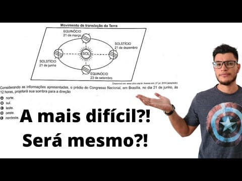 Thumbnail da aula: (Enem 2021) Considerando as informações apresentadas, o prédio do Congresso Nacional, em Brasília ..