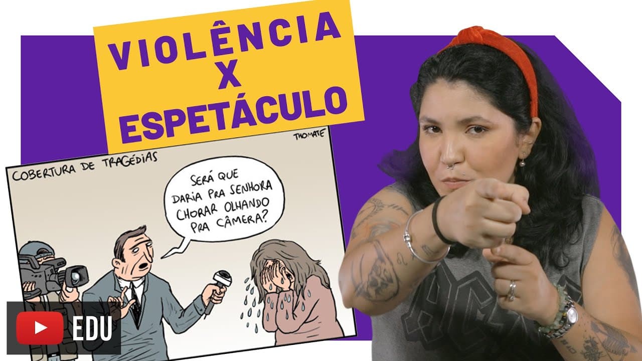 Thumbnail: Redação Enem | A Violência como Espetáculo