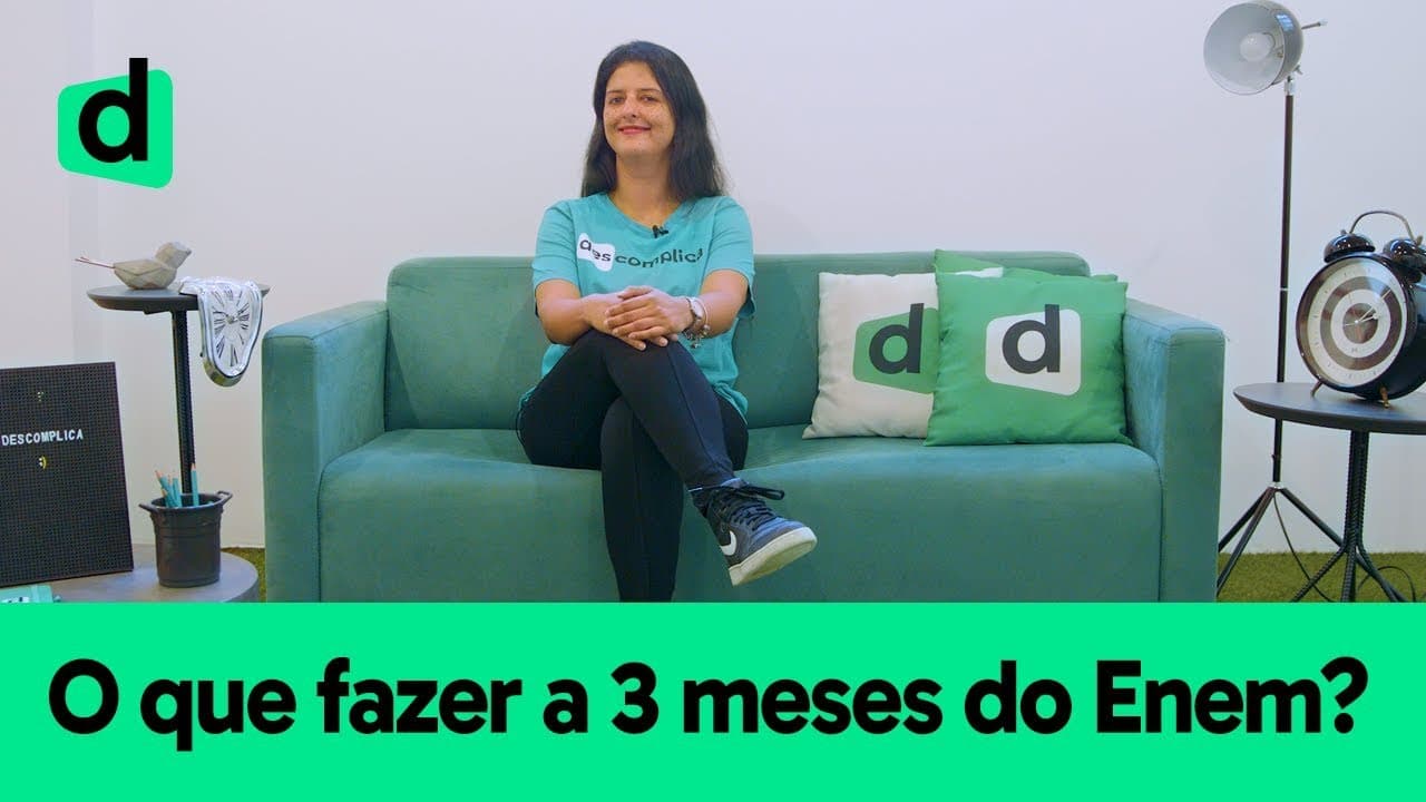 Thumbnail: 3 MESES PARA O ENEM 2019: DEVO DESISTIR? | PLANTÃO DESCOMPLICA