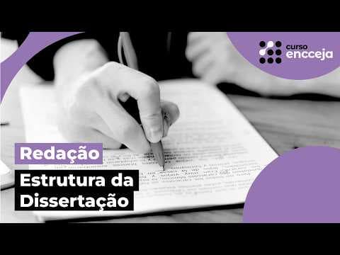 Thumbnail da aula: ESTRUTURA DA DISSERTAÇÃO | AULA DE REDAÇÃO PARA O ENCCEJA