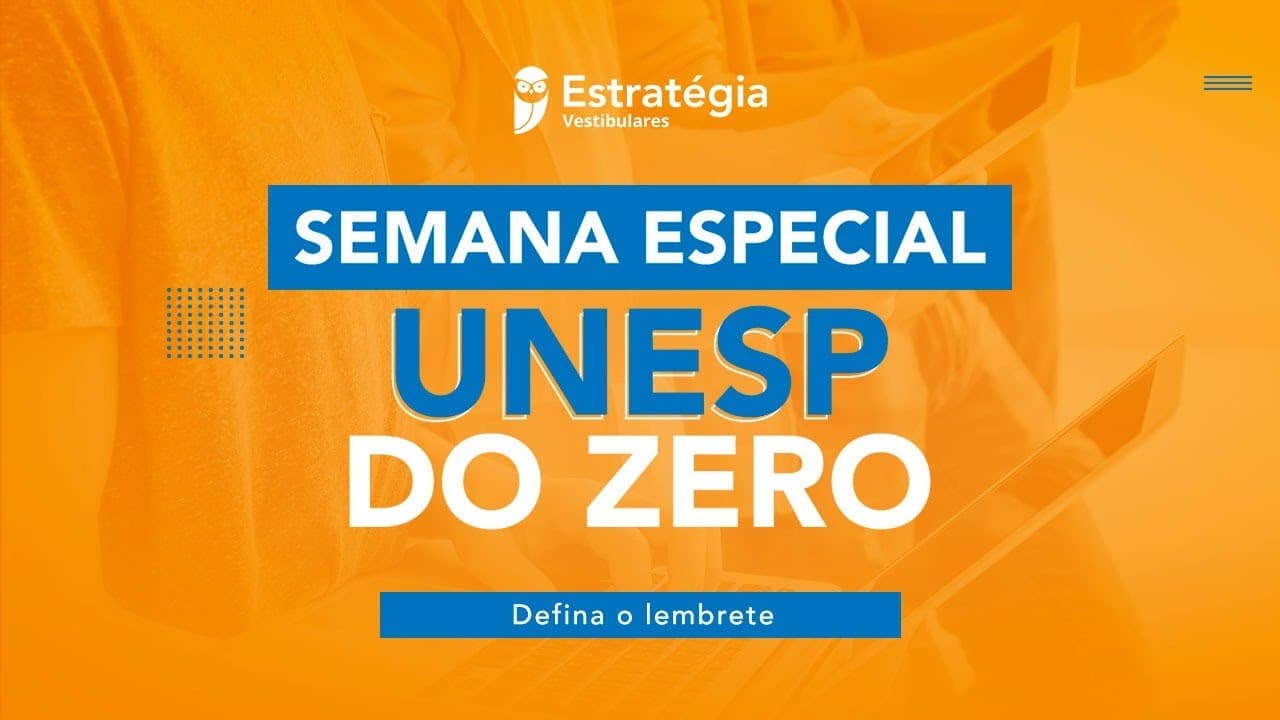 Thumbnail: UNESP 2022 DO ZERO - Inglês