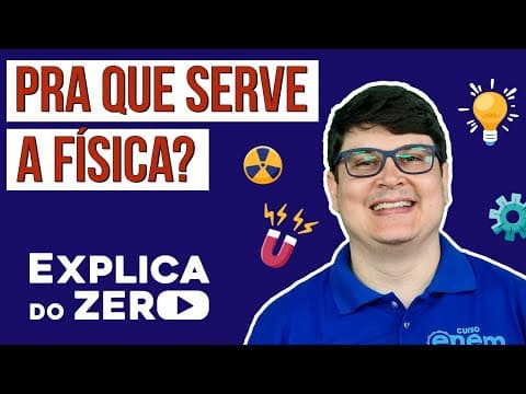 Thumbnail da aula: O QUE É FÍSICA? | Aprenda o básico com o prof. Flaverson. Ele te explica do zero!
