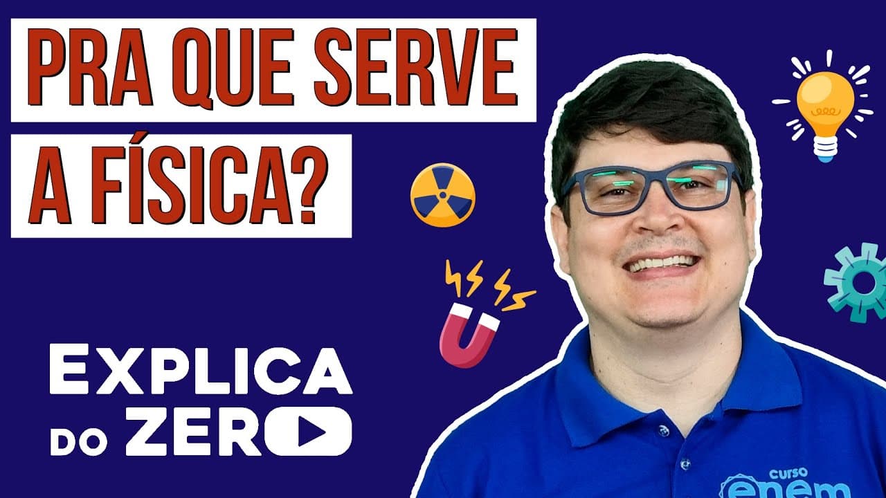 Thumbnail: O QUE É FÍSICA? | Aprenda o básico com o prof. Flaverson. Ele te explica do zero!