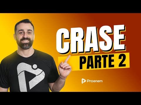 Thumbnail da aula: ❌PROIBIDO o uso da crase | Proenem