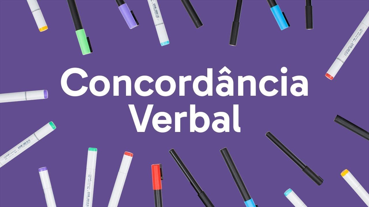 Thumbnail: CONCORDÂNCIA VERBAL | QUER QUE DESENHE | DESCOMPLICA