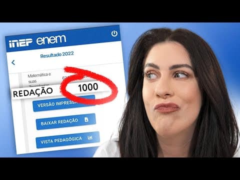 Thumbnail da aula: O QUE SERÁ QUE MUDOU? ANALISANDO AS REDAÇÕES NOTA 1000 DO ÚLTIMO ENEM