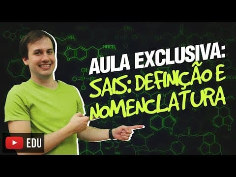 Thumbnail da aula: QG08. Sais Definição e Nomenclatura (8/12) [Funções Inorgânicas]