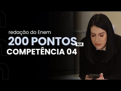 Thumbnail da aula: Tudo sobre a competência 04 da redação do Enem | Corretor, o que você quer de mim?