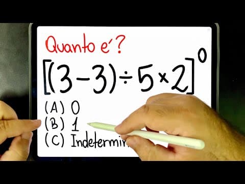 Thumbnail da aula: 🔥 Você VAI ERRAR essa expressão numérica, COM CERTEZA! Você consegue resolver?