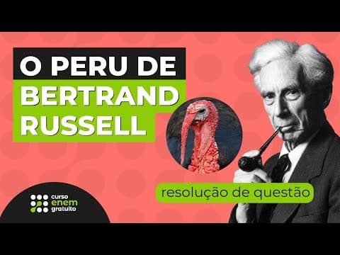 Thumbnail da aula: O PERU DE BERTRAND RUSSELL: resolução de questão | Filosofia para o Enem | Ernani Silva