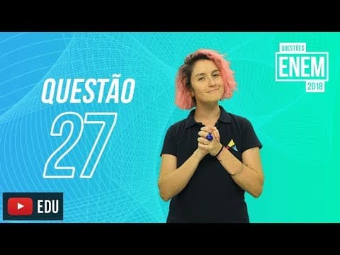 Thumbnail da aula: ENEM 2018 | Interpretação vocabular | questão 27 (caderno amarelo)