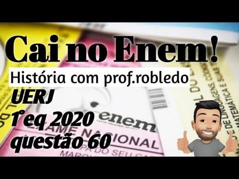 Thumbnail da aula: Cai no Enem: UERJ 2020 - Ditadura Militar