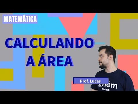 Thumbnail da aula: COMO CALCULAR ÁREA EM GEOMETRIA PLANA? | Curso de matemática básica
