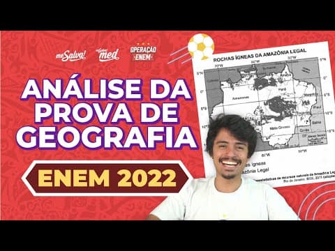 Thumbnail da aula: Análise da prova de Geografia no ENEM 2022 | GABARITO | Me Salva! ENEM 2022 #mesalvanoenem