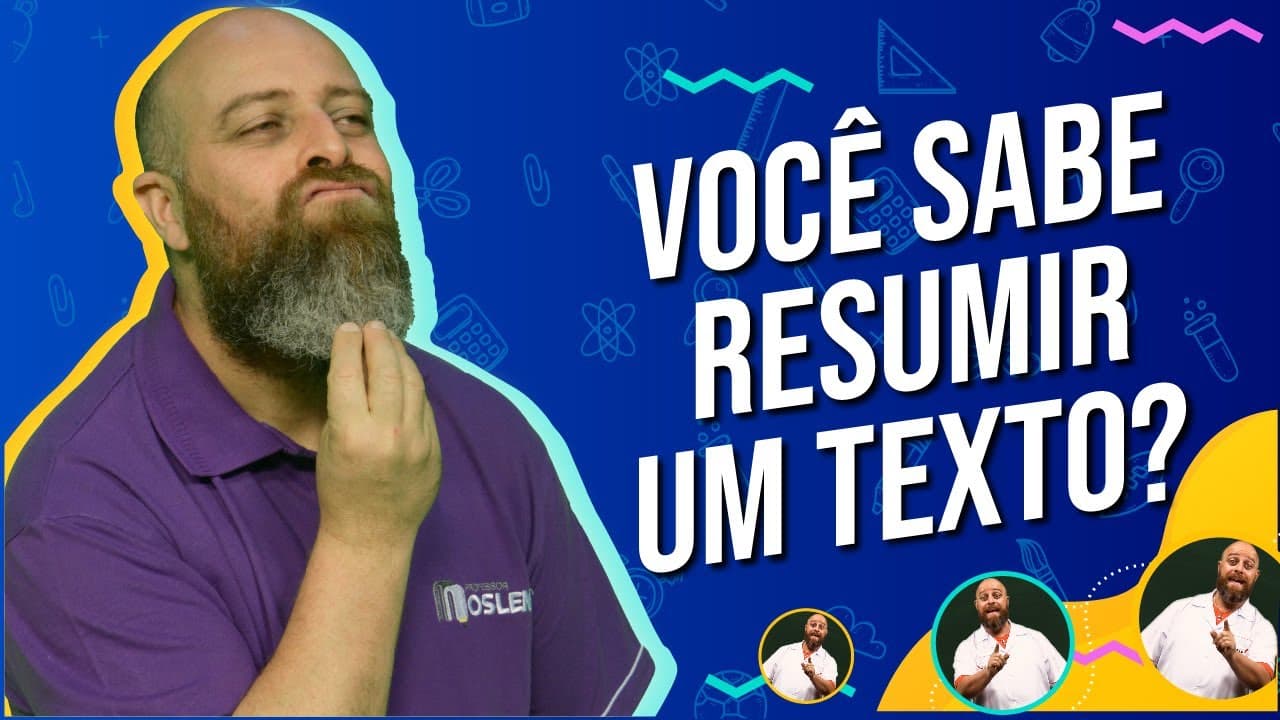 Thumbnail: RESUMO, como fazer?  [Prof. Noslen]