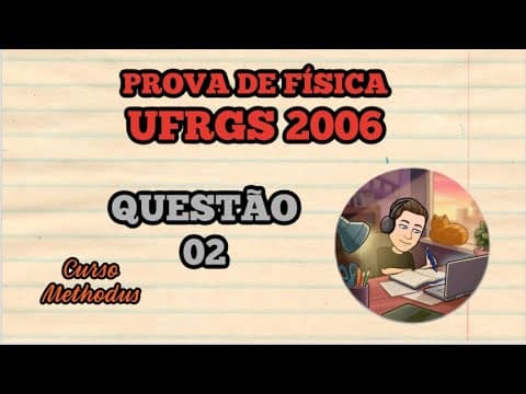 Thumbnail da aula: 02 de 2006 da prova de física da UFRGS - Qual é o valor do coeficiente de atrito cinético