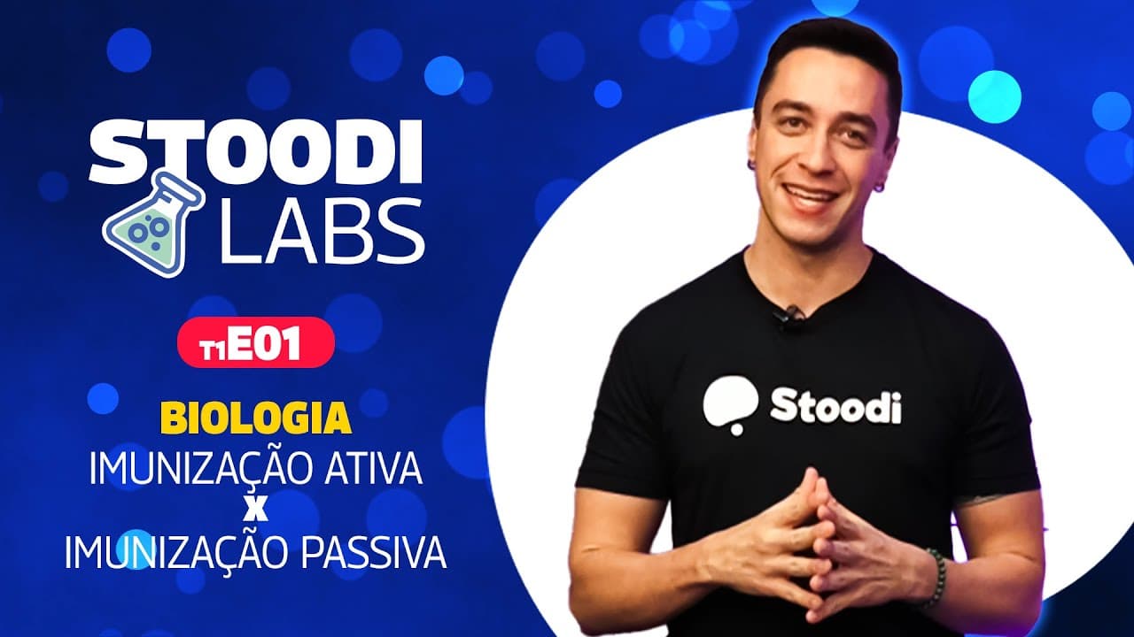 Thumbnail: Imunização Ativa vs. Passiva – Cai no ENEM! | StoodiLabs Ep.1