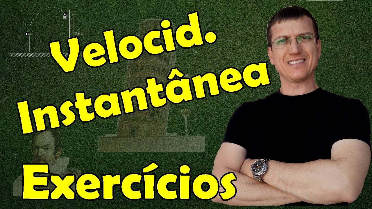 Thumbnail: Velocidade instantânea - CINEMÁTICA - Aula 3 - Questão 17 - Prof. Marcelo Boaro