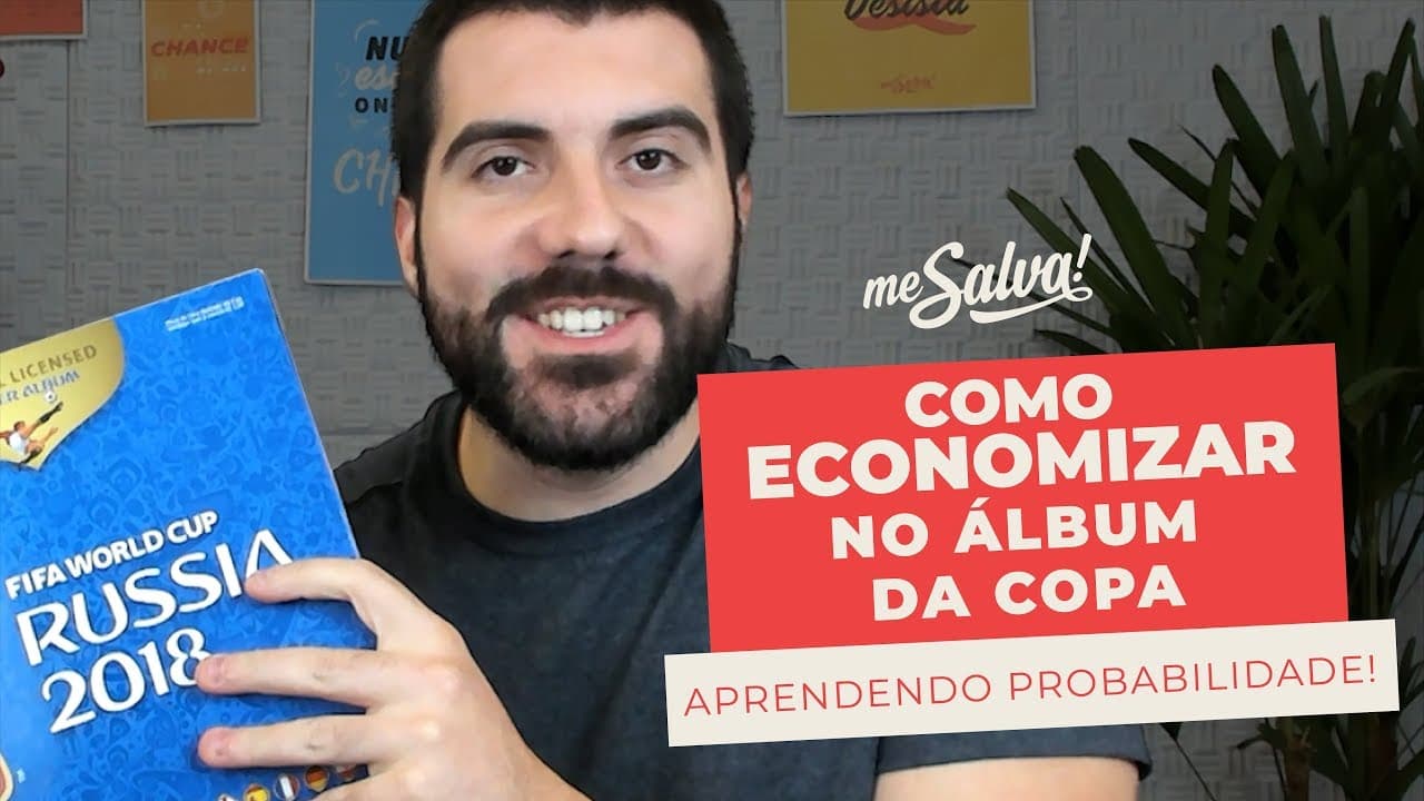 Thumbnail: Como ECONOMIZAR no Álbum da Copa do Mundo (Aprendendo Matemática!) Me Salva!