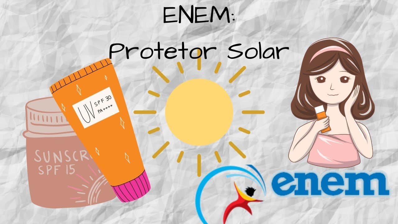 Thumbnail: #19 - ENEM 2009 - Questão 36: Moléculas ativas de protetores solares