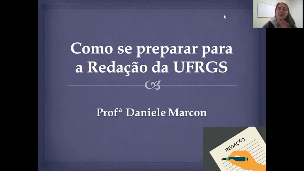 Thumbnail: REDAÇÃO DA UFRGS | Estrutura, correção e prática