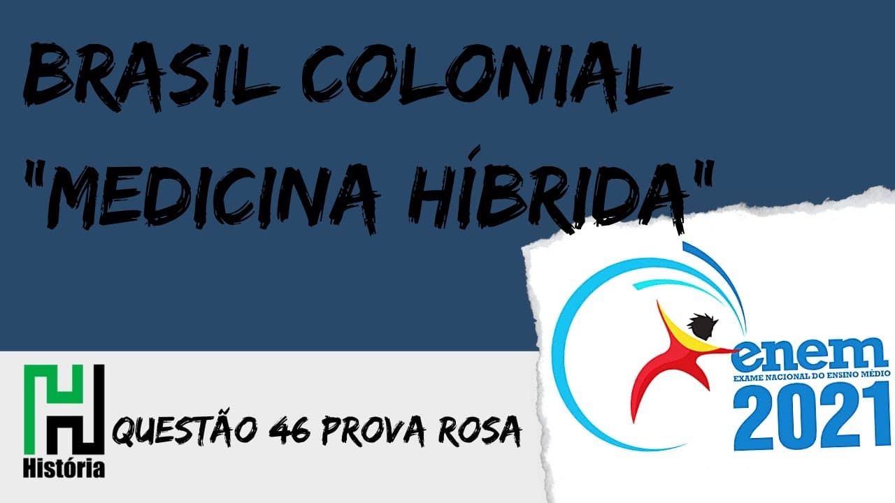 Thumbnail: ENEM 2021 | História: Medicina Híbrida (Questão 46 - Prova Rosa / Gabarito Comentado)