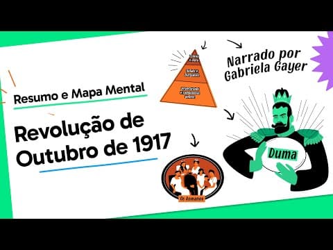 Thumbnail da aula: Revolução de Outubro de 1917 | História | QUER QUE DESENHE?