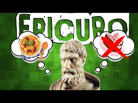 Thumbnail da aula: A FILOSOFIA DE EPICURO E A BUSCA PELA FELICIDADE  E ATARAXIA