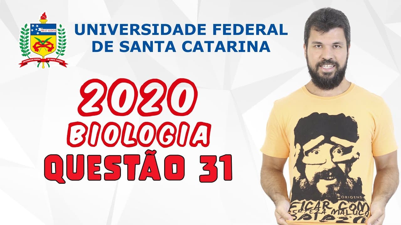 Thumbnail: UFSC 2020 - Questão 31 - O Diário Oficial da União de 22 de julho de 2019 publicou a listagem de 51