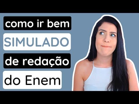 Thumbnail da aula: Redação do Enem: como ir BEM em um simulado?