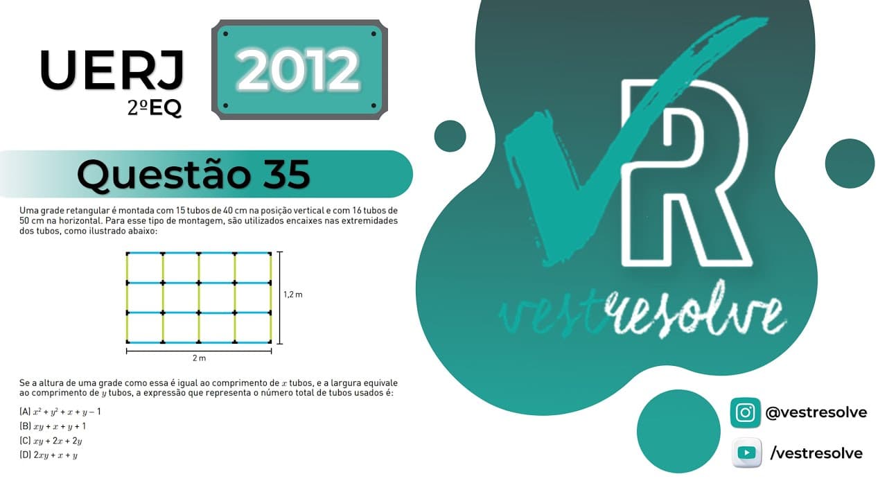 Thumbnail: Matemática - L5 - Uerj 2012