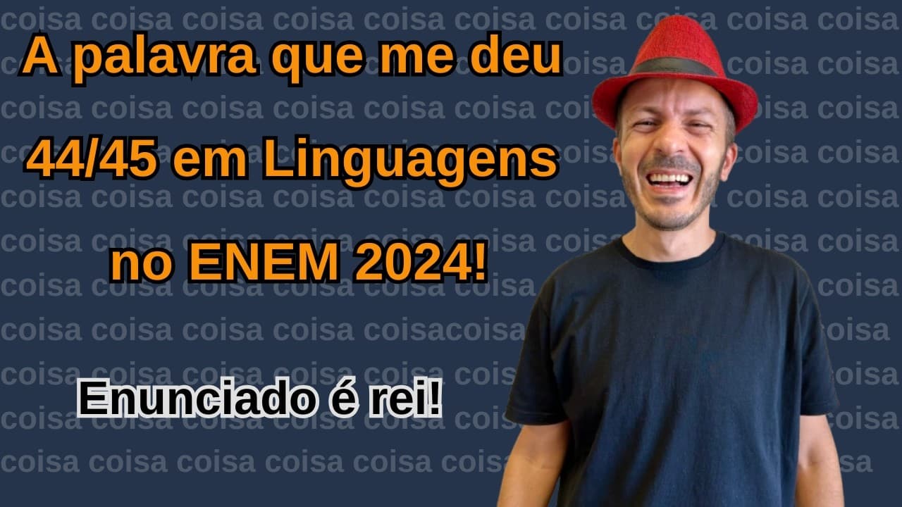 Thumbnail: ENEM 2024: Sempre passo nervoso quando leio minha crônica neste jornal e percebo que escapuliu