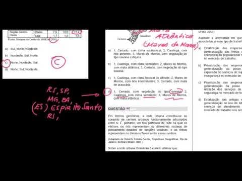 Thumbnail da aula: unicamp 2014 1 fase q12 18 geografia HD