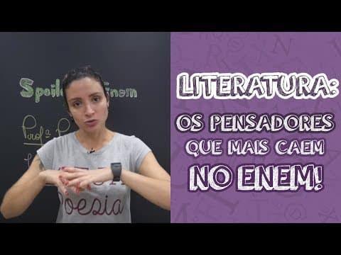 Thumbnail da aula: O QUE MAIS CAI DE LITERATURA NO ENEM? ★ Spoiler do Enem