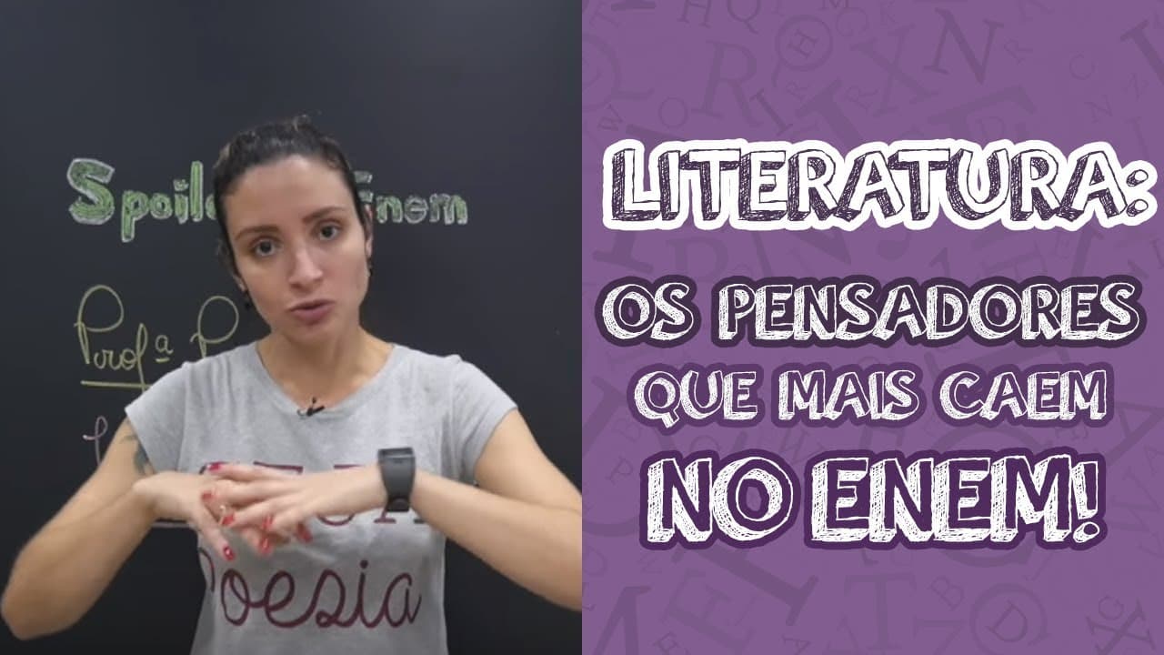 Thumbnail: O QUE MAIS CAI DE LITERATURA NO ENEM? ★ Spoiler do Enem