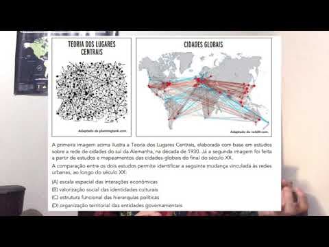 Thumbnail da aula: UERJ 2020 Geografia 2EQ Questão 53 Bônus: Cidades Globais