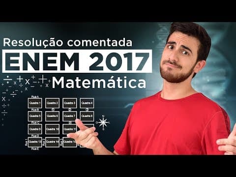 Thumbnail da aula: Resolução do ENEM 2017 (Matemática) - Padaria, cadê você?? | Questão 19/45