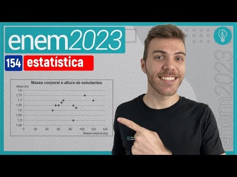 Thumbnail da aula: ENEM 2023 - Um professor, para promover a aprendizagem dos estudantes em estatística - ESTATÍSTICA