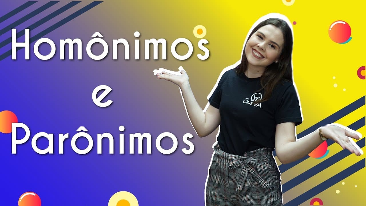 Thumbnail: Homônimos e Parônimos - Brasil Escola