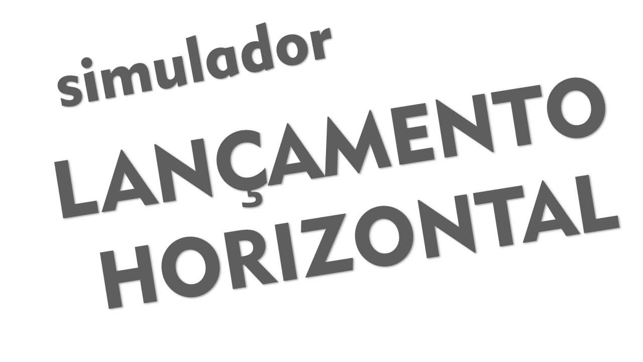 Thumbnail: Cinemática - Lançamento horizontal - Simulador