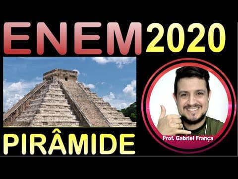 Thumbnail da aula: ENEM 2020 - Umas das Sete Maravilhas do Mundo Moderno é o Templo de Kukulkán, localizado na cidade