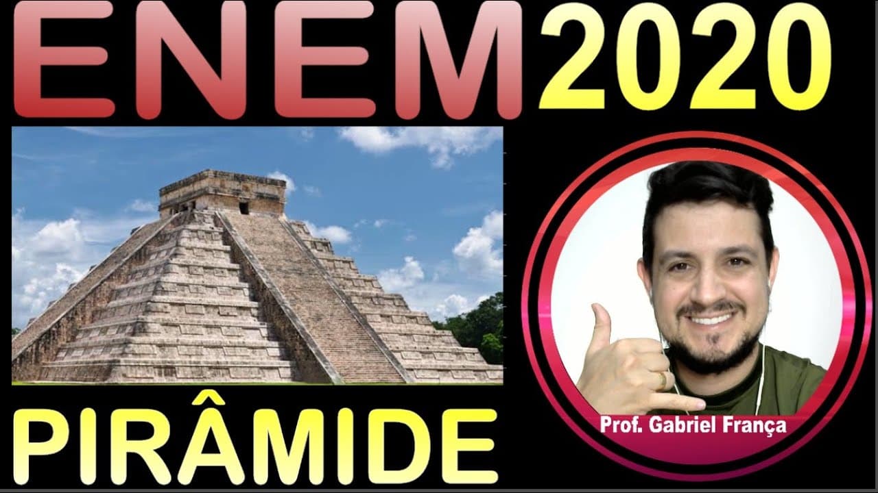 Thumbnail: ENEM 2020 - Umas das Sete Maravilhas do Mundo Moderno é o Templo de Kukulkán, localizado na cidade