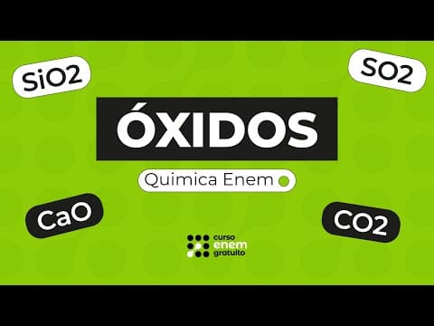 Thumbnail da aula: O QUE É E COMO ESTUDAR ÓXIDOS | Química para o Enem | Larissa Campos