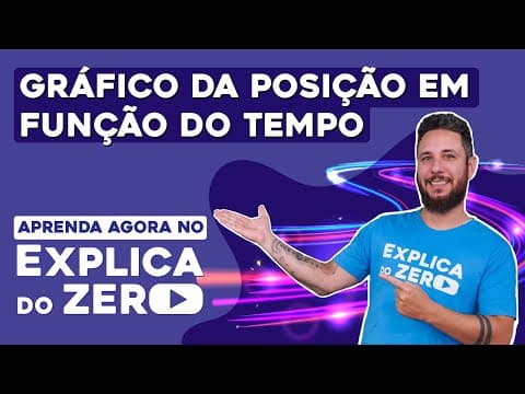 Thumbnail da aula: GRÁFICO DA POSIÇÃO EM FUNÇÃO DO TEMPO | Física | Explica do Zero | Prof. Leonardo Neves Meirelles