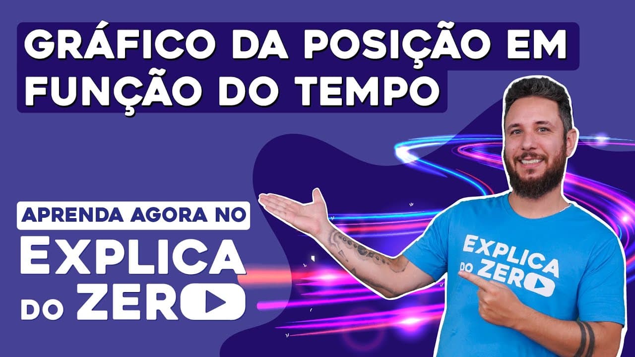 Thumbnail: GRÁFICO DA POSIÇÃO EM FUNÇÃO DO TEMPO | Física | Explica do Zero | Prof. Leonardo Neves Meirelles